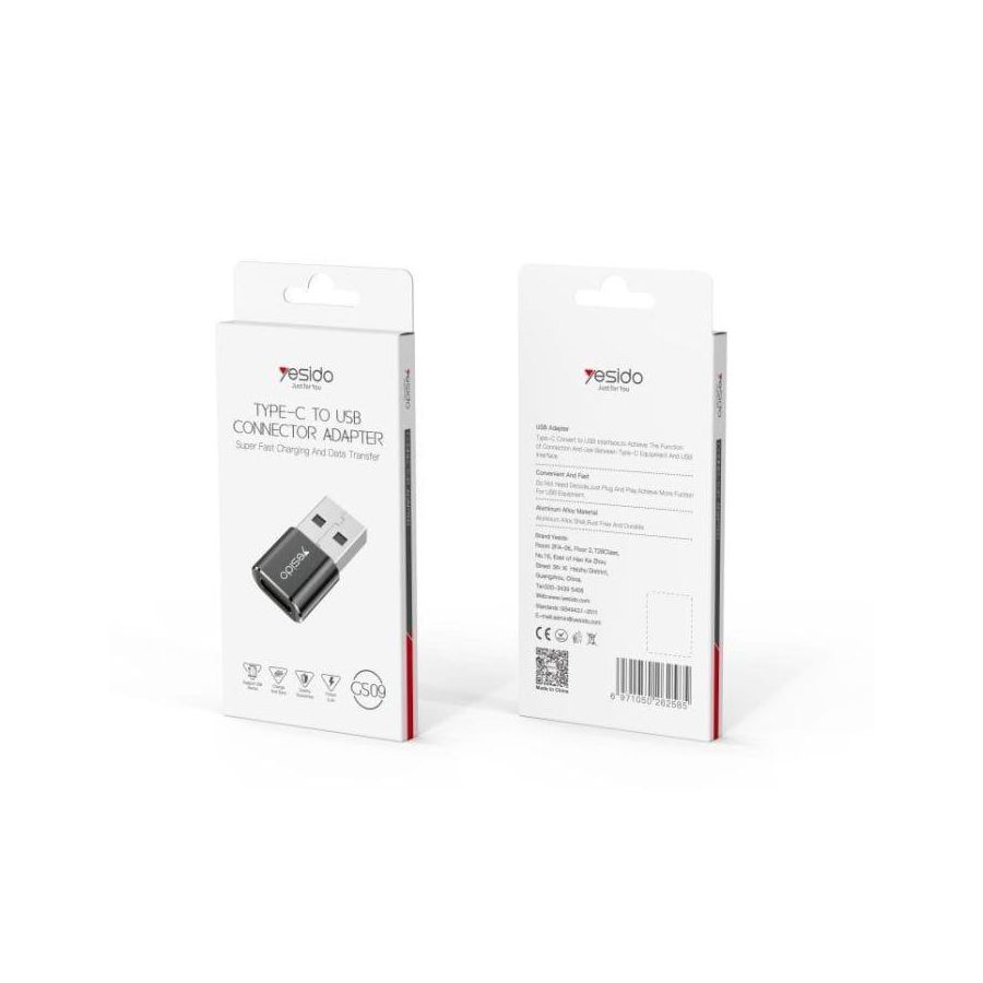 Adaptateur Yesido GS09 USB-C vers Micro USB — photo 2