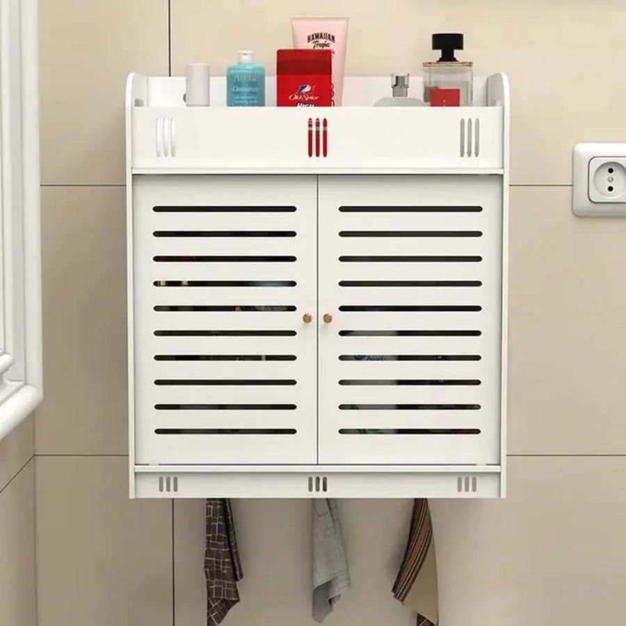 Armoire murale de salle de bain à 2 portes – 38 × 18 × 43 cm — photo 2