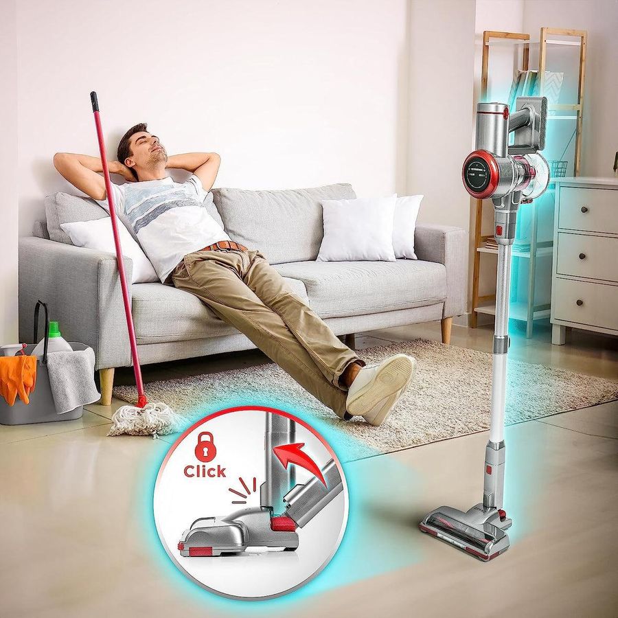 Aspirateur balai sans fil Duronic VC24 220 W – batterie lithium