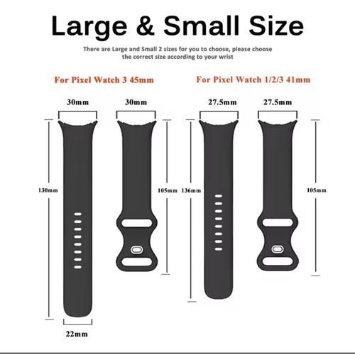 Bracelet de Rechange en Silicone pour Google Pixel Watch 3/2/1 — photo 2