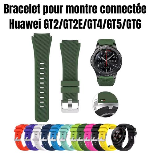 Bracelet en Silicone pour Huawei GT2/GT2E/GT4/GT5/GT6