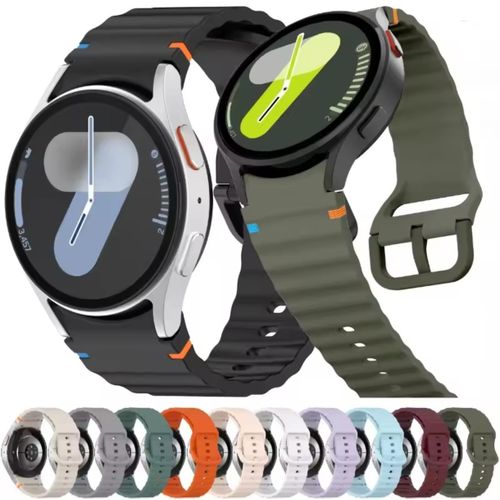 Bracelet Silicone Pour Samsung Galaxy Watch 7 compatible 3,4,5,6,7