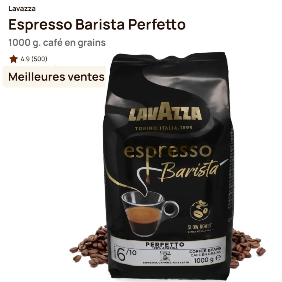 Cafés en grains >  Lavazza Espresso Barista Perfetto 1kg (Intensité Moyen 6/10)