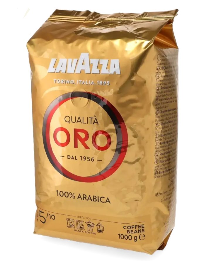 Cafés en grains >  Lavazza Qualità Oro 1kg (Intensité Moyen 5/10) — photo 2