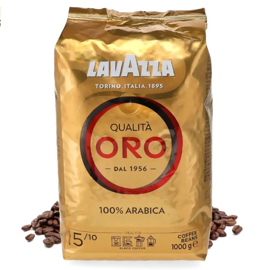 Cafés en grains >  Lavazza Qualità Oro 1kg (Intensité Moyen 5/10) — photo 3
