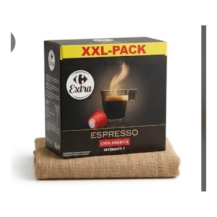 Capsules Espresso Carrefour Extra 100 % Arabica – 50 capsules pour Nespresso — photo 2