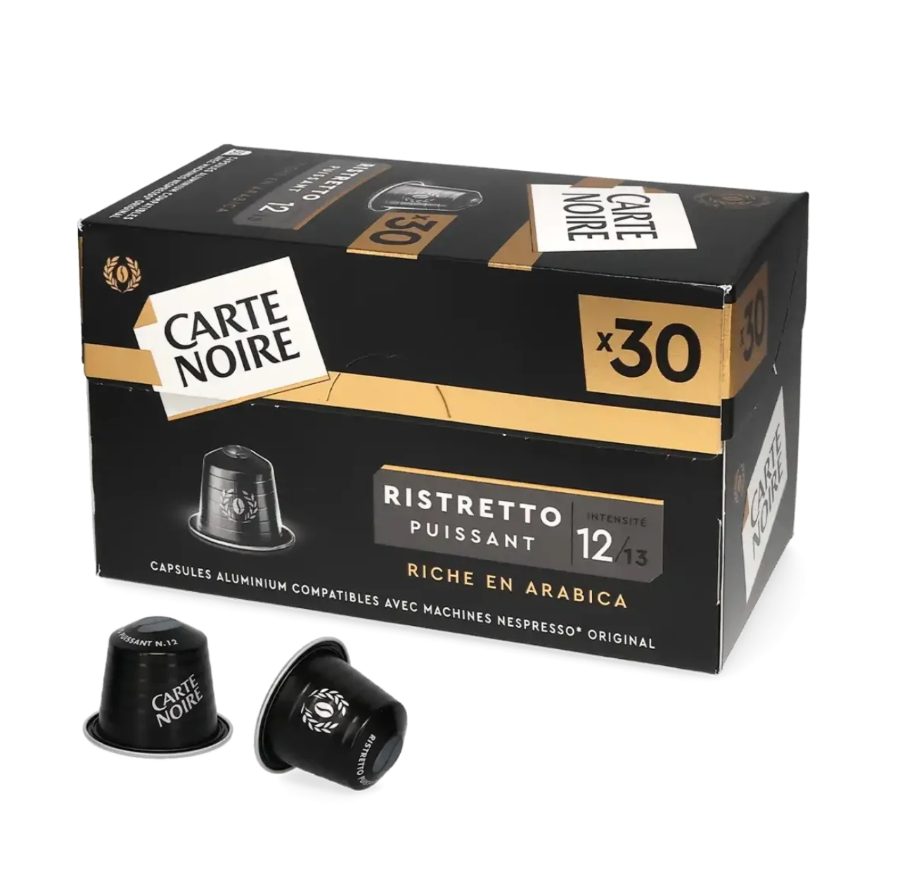 Carte Noire Ristretto 30 capsules pour Nespresso