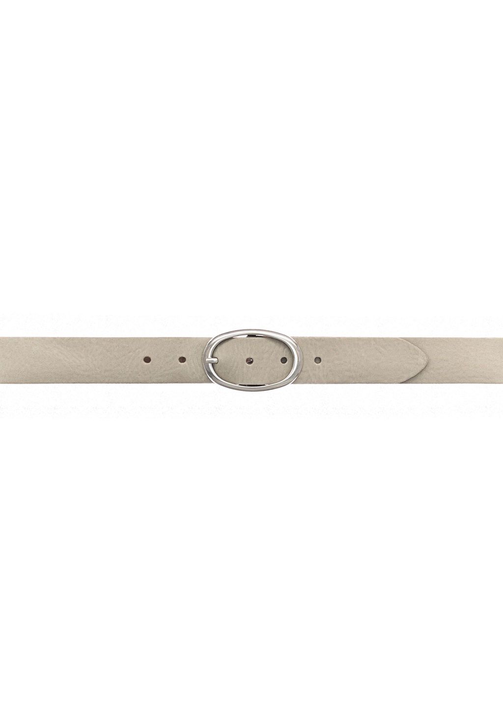Ceinture en cuir beige