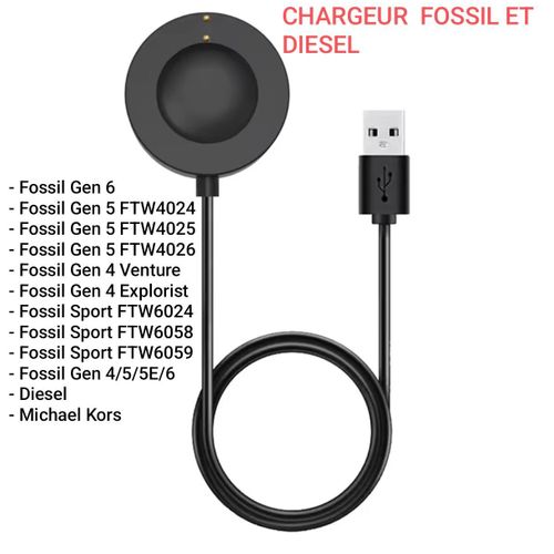 Chargeur Universelle Compatible Pour Fossil - Diesel - Michael Kors
