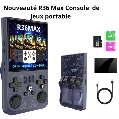 Console de jeu portable R36Max 1500 jeux+