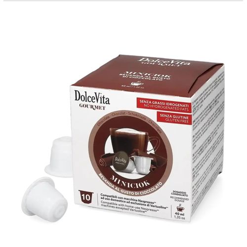 Dolce Vita Cacao - MiniCiock - 10 capsules pour Machine Nespresso — photo 2