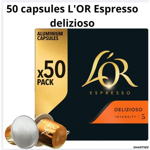 Espresso 50 capsules L'OR Espresse delizioso (intensité 5)