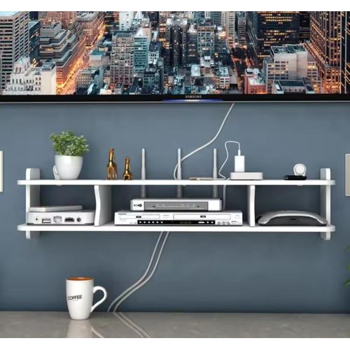 Étagère Murale De Rangement Decodeur , Wifi Et Autres