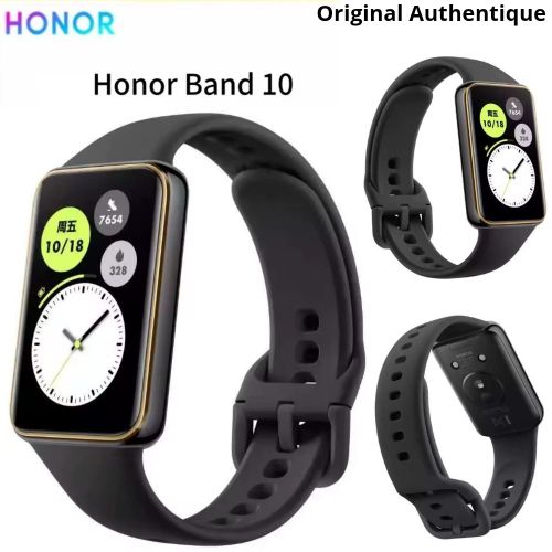 Honor Montre Connecté Band 10 avec 1 bracelet offert Noir — photo 2