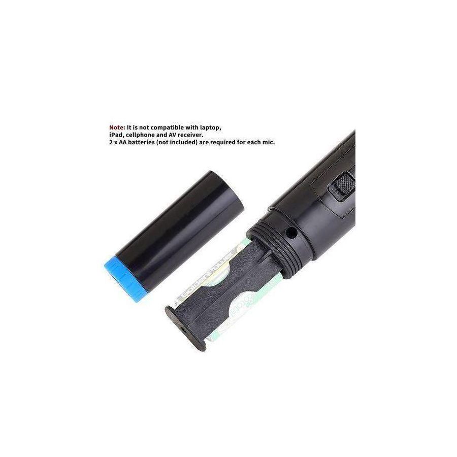 Kit duo microphones sans fil rechargeables UHF — photo 2