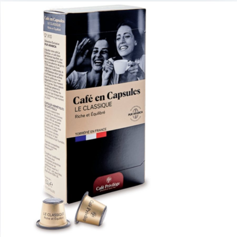 Le Classique - Café en Capsules Riche & Equilibré (boîte de 10)