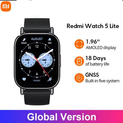 Mi Watch 5 Lite Version Globale  - Noir