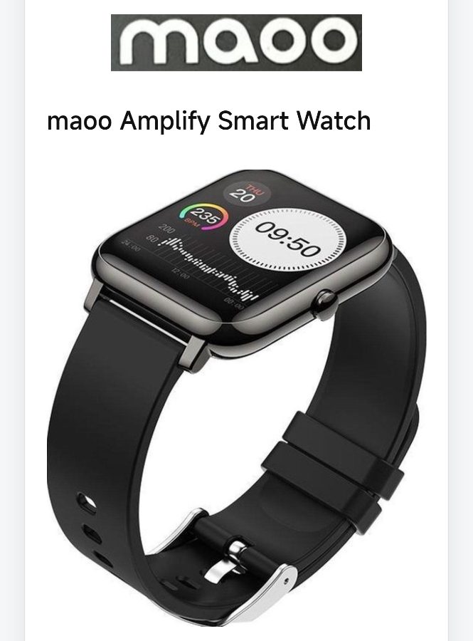 Montre intelligente MAOO AMPLIFY