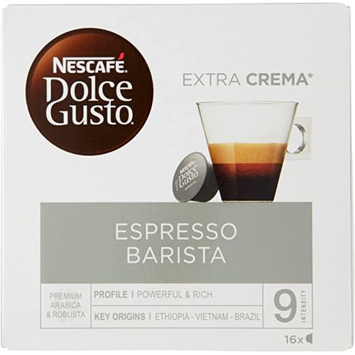 Nescafe Dolce Gusto Dolce Gusto Espresso Barista - Café - 16 Capsules (1 Boîte X 16)