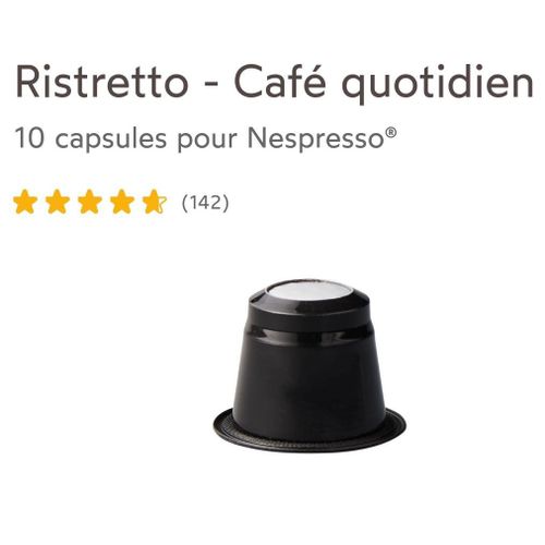 Nespresso Capsules Pour Nespresso® Ristretto - Premium Intensite 12 (Lots De 30XCapsules) — photo 2