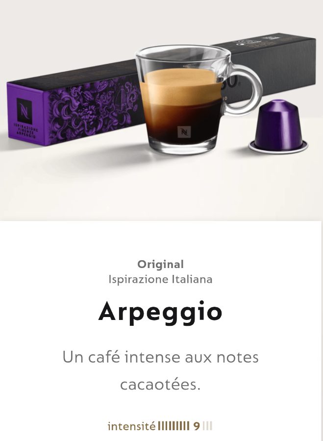 Nespresso Original Arpeggio  (Intensité 9) — photo 2