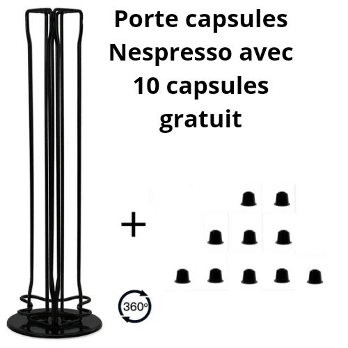 Porte Capsules Nespresso +10 Capsules