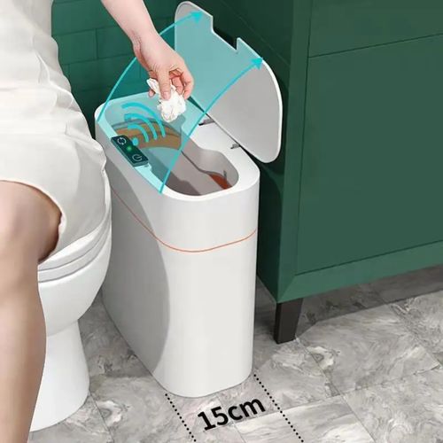 Poubelle Intelligente Rechargeable 16L Pour Chambre A Coucher. Salle De Bain. Bureau — photo 2
