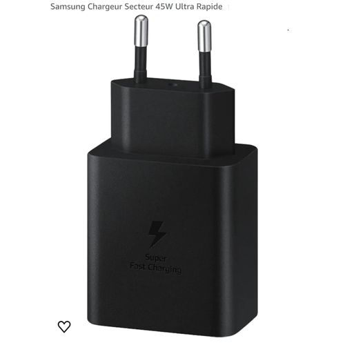 Samsung Boitier de Charge original Type C- 45 W sans câble — photo 2