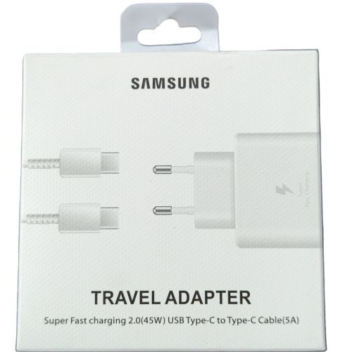 Samsung Chargeur ORIGINAL SAMSUNG-Type-C 45 W