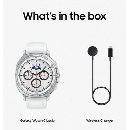 Samsung Smartwatch Galaxy Watch 8 Classic 46 mm Blanc WIFI/GPS — photo 2
