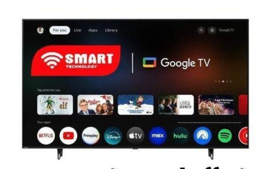 SMART TECHNOLOGY Google TV 43 Pouces (STT-4381) - Wifi, Bluetooth - Apps (Netflix, YouTube, Prime Vidéo) - 2 télécommandes slim avec option vocale - HDMI, USB - Noir — photo 3