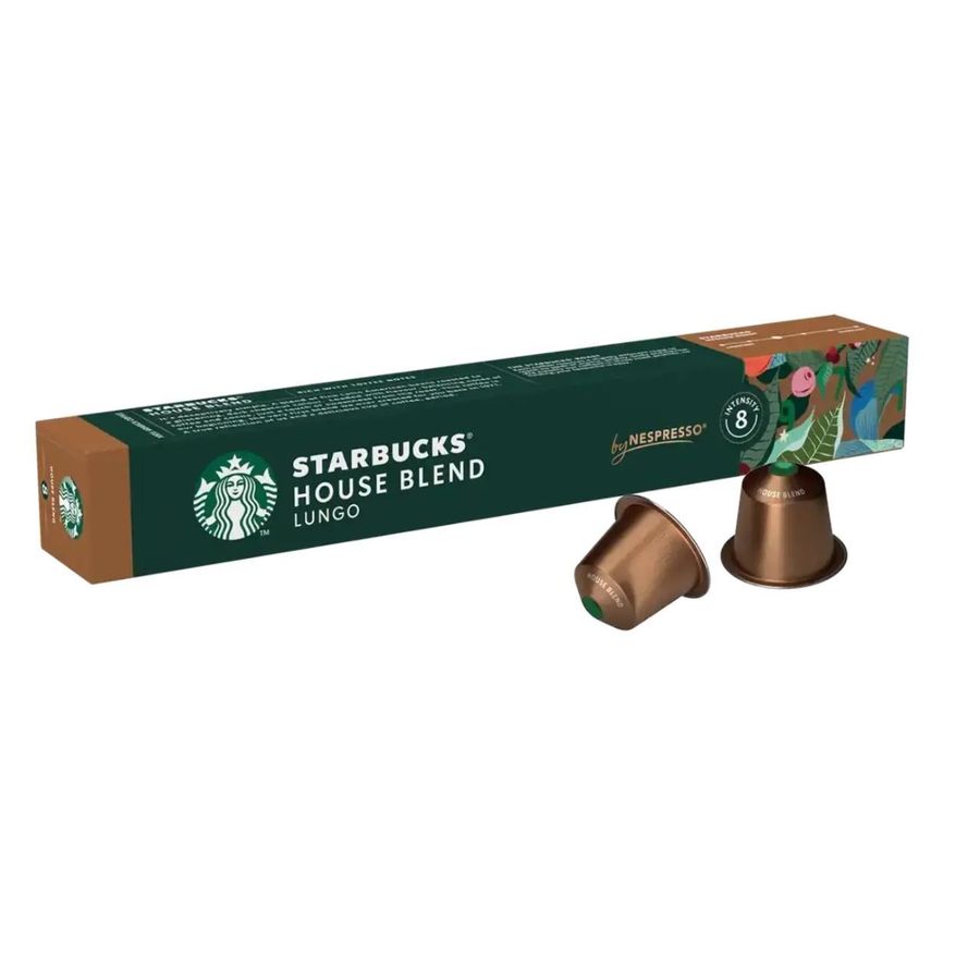 Starbucks Lungo House Blend – 10 capsules pour Nespresso (intensité 8) — photo 2
